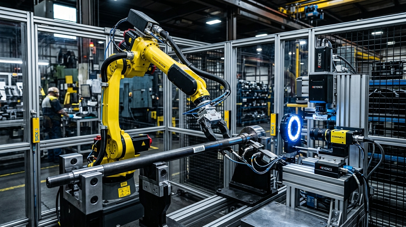 Stering rod thread checking - Production Cell